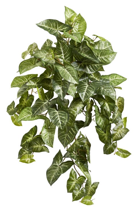34-in Nepthytis Hanging Artificial Plant (Set of 3)