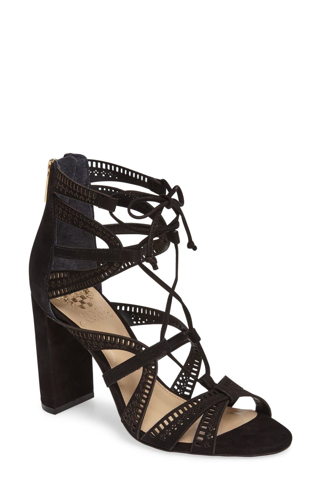 Vince Camuto Mindie Ghillie Sandal, Main, color, 