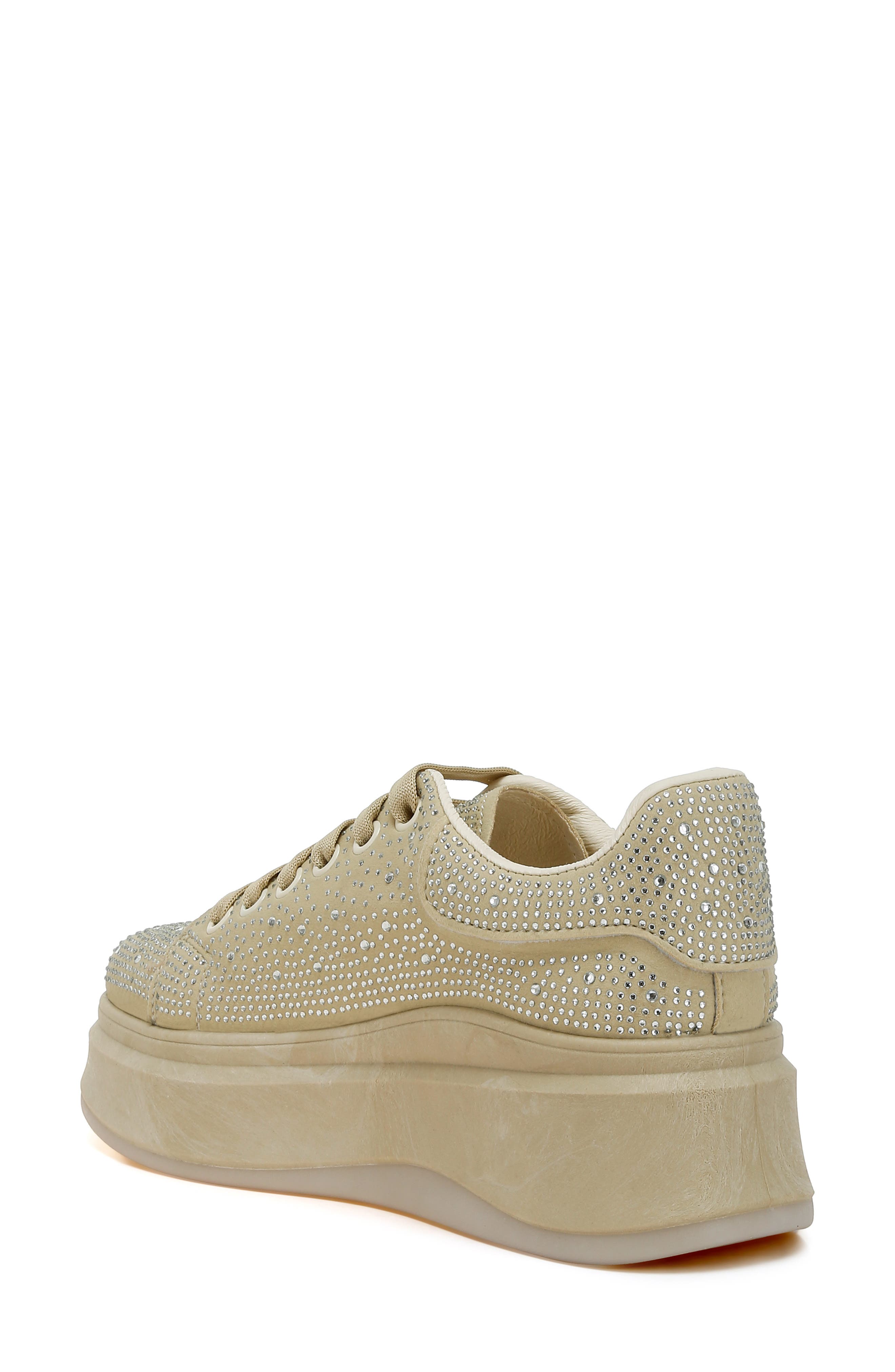 LONDON RAG Jitter Bug Platform Sneaker, Alternate, color, Beige