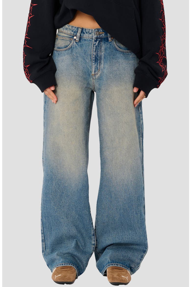 Relaxed Wide Leg Jeans, Main, color, KIT