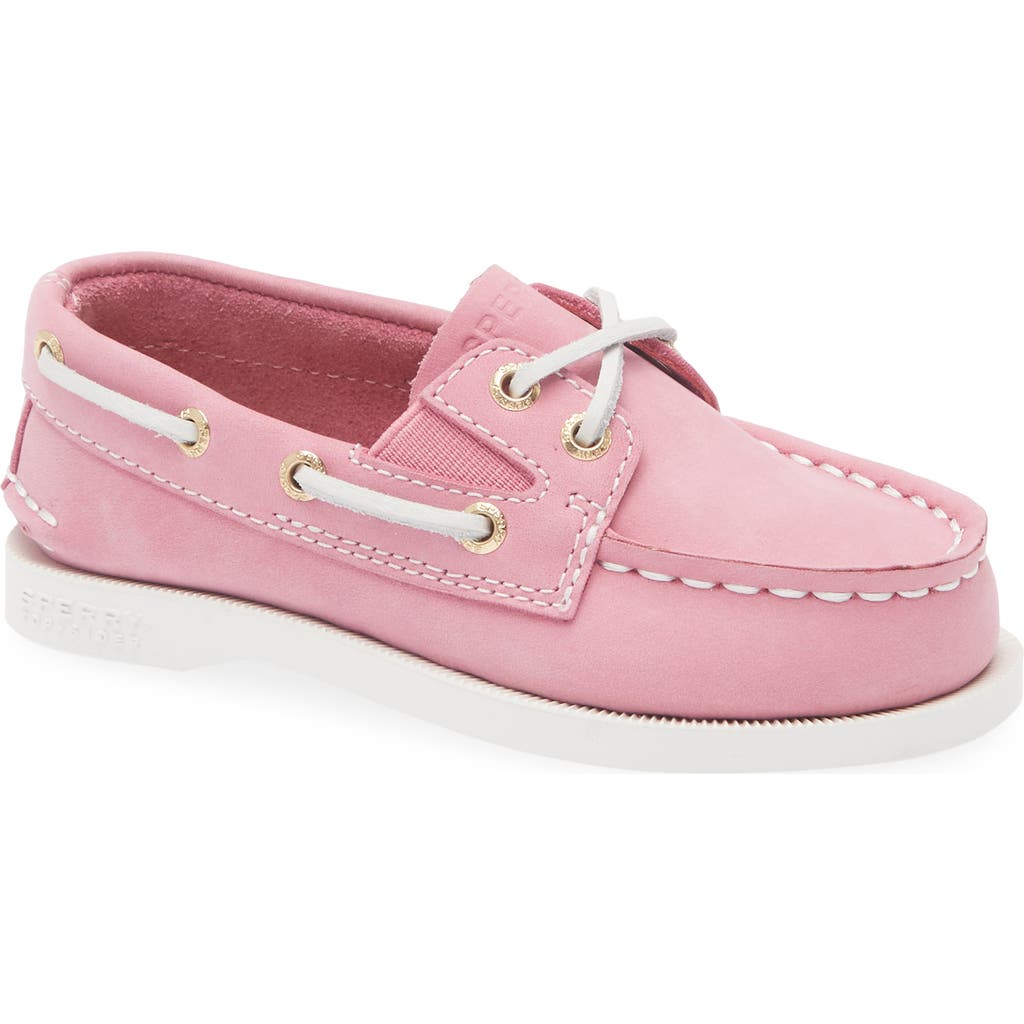 Sperry Authentic Original 2-eye Beaded Boat Shoe In Medium Pink