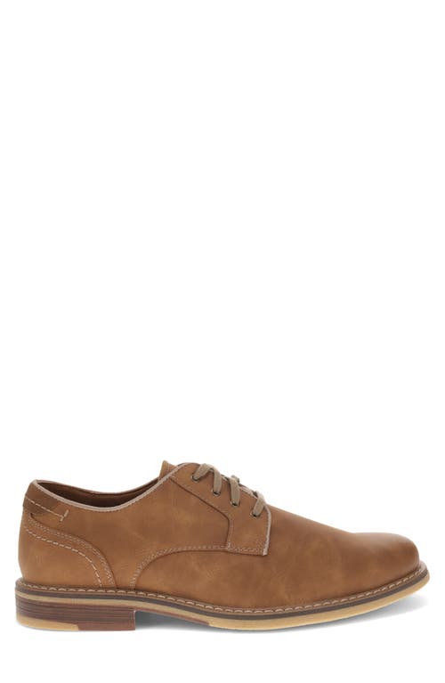 Dockers Bronson Mens Faux Leather Lace-up Derby Shoes In Tan