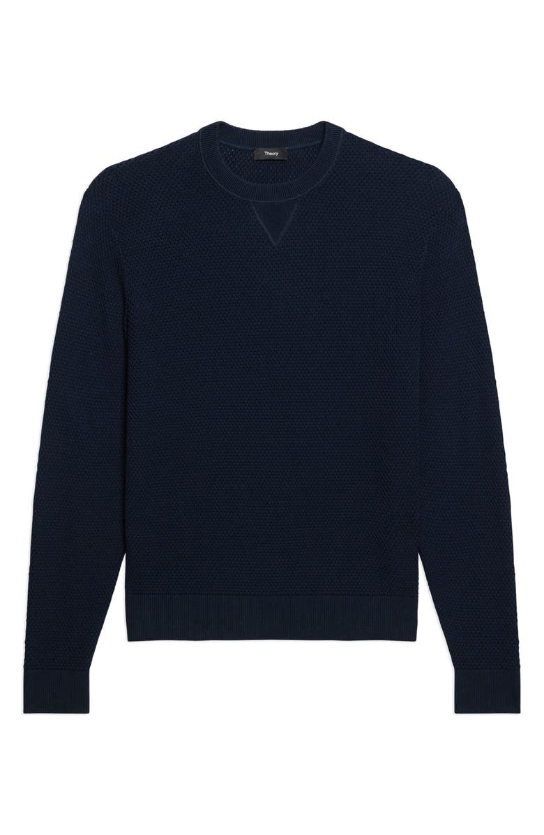 Theory Myhlo Texture Sweatshirt, Alternate, color, Baltic - Xhx