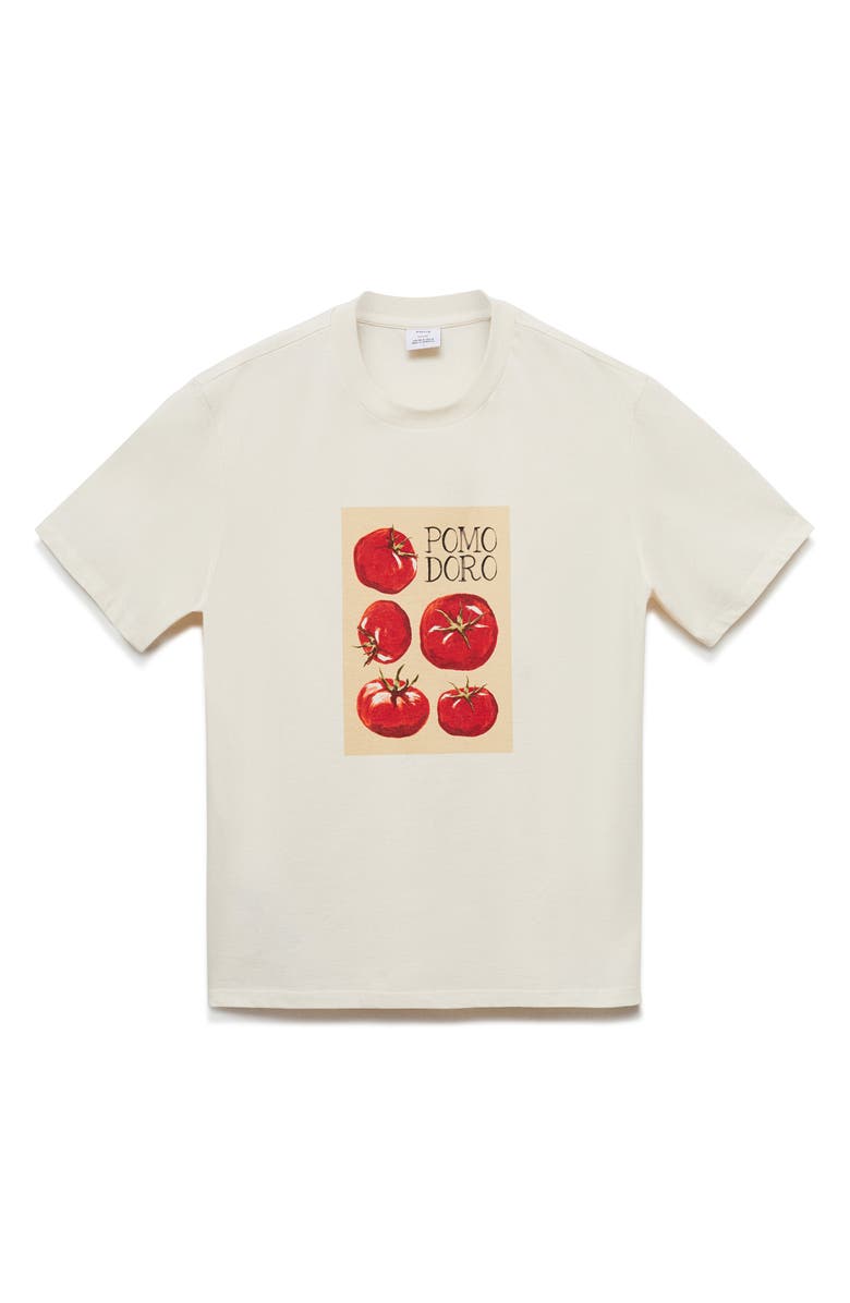 MANGO Pomodoro Regular Fit Graphic T-Shirt, Alternate, color, 