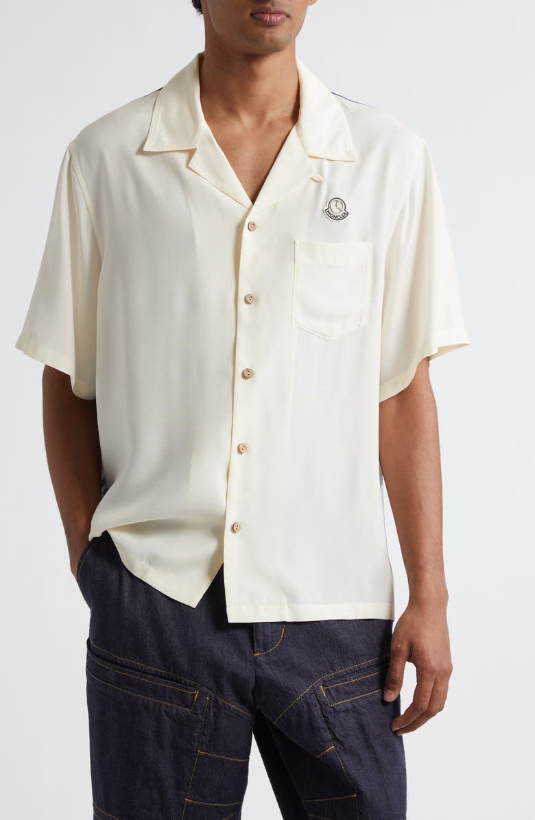 Moncler Genius x Mercedes-Benz By Nigo Print Camp Shirt, Main, color, 