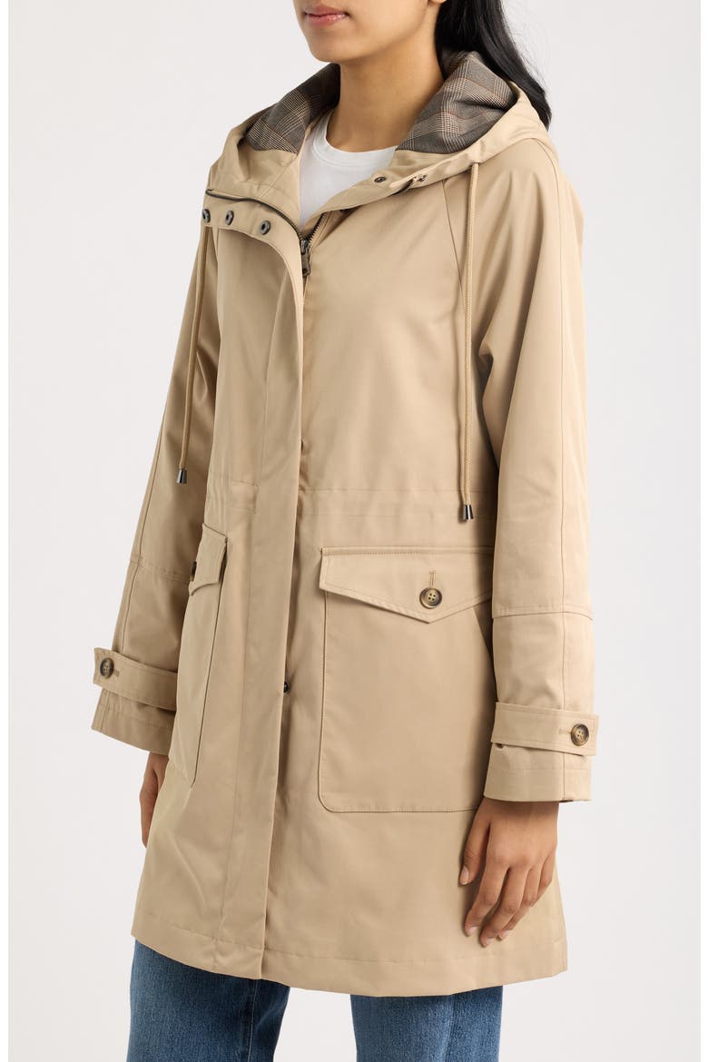 Anorak Raincoat, Alternate, color, KHAKI