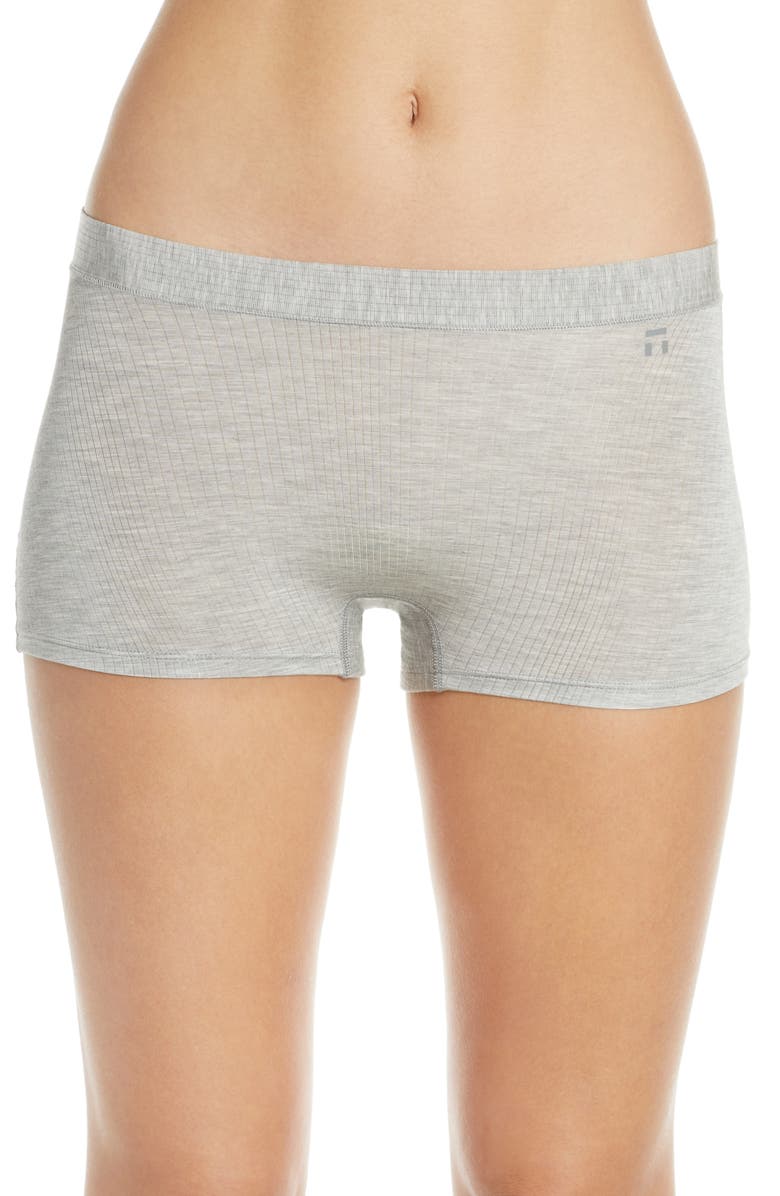 Tommy John Second Skin Luxe Rib Boyshorts, Main, color, 