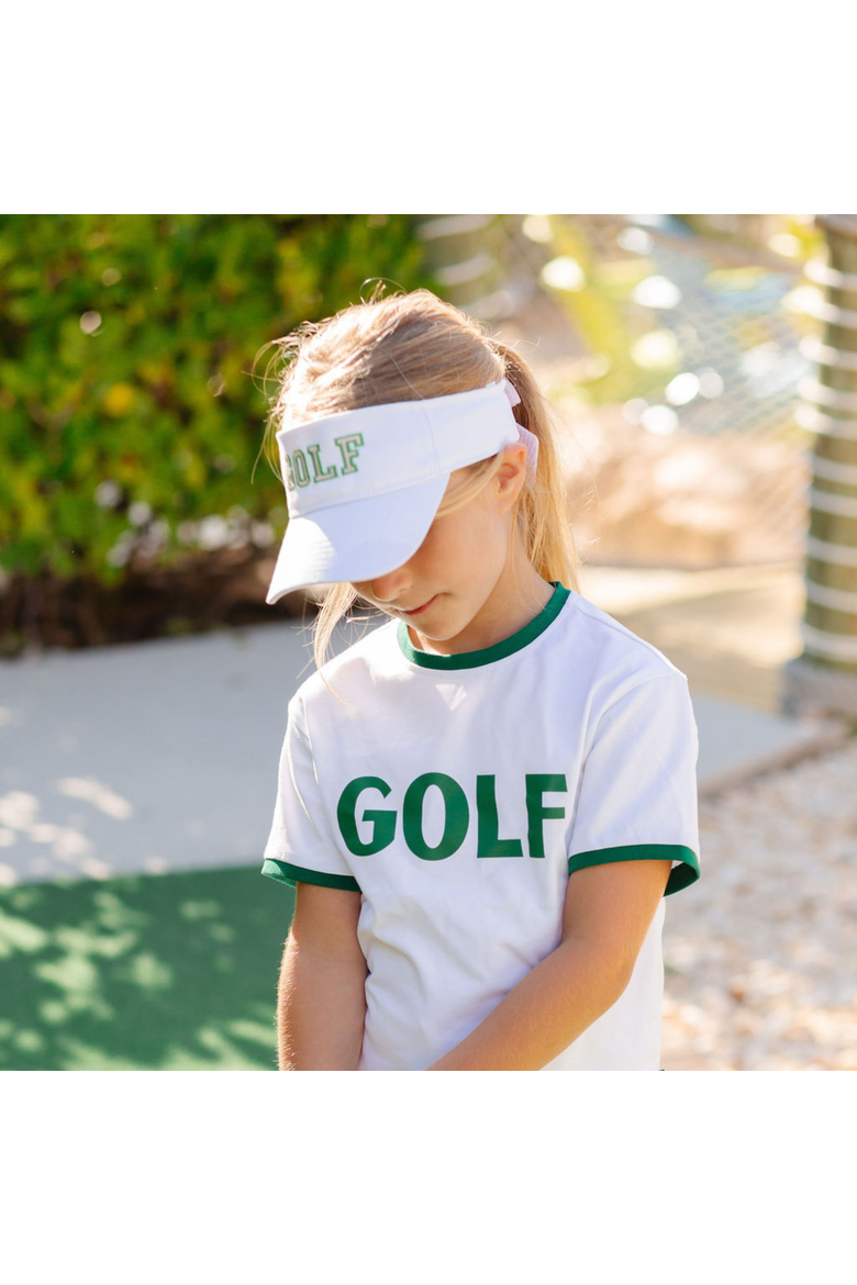 Golf Bow Visor, Alternate, color, White