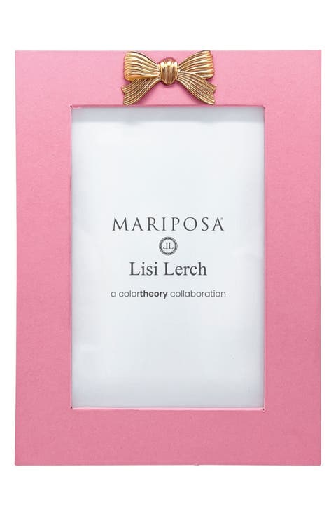 Bow Pink 4 x 6-Inch Picture Frame