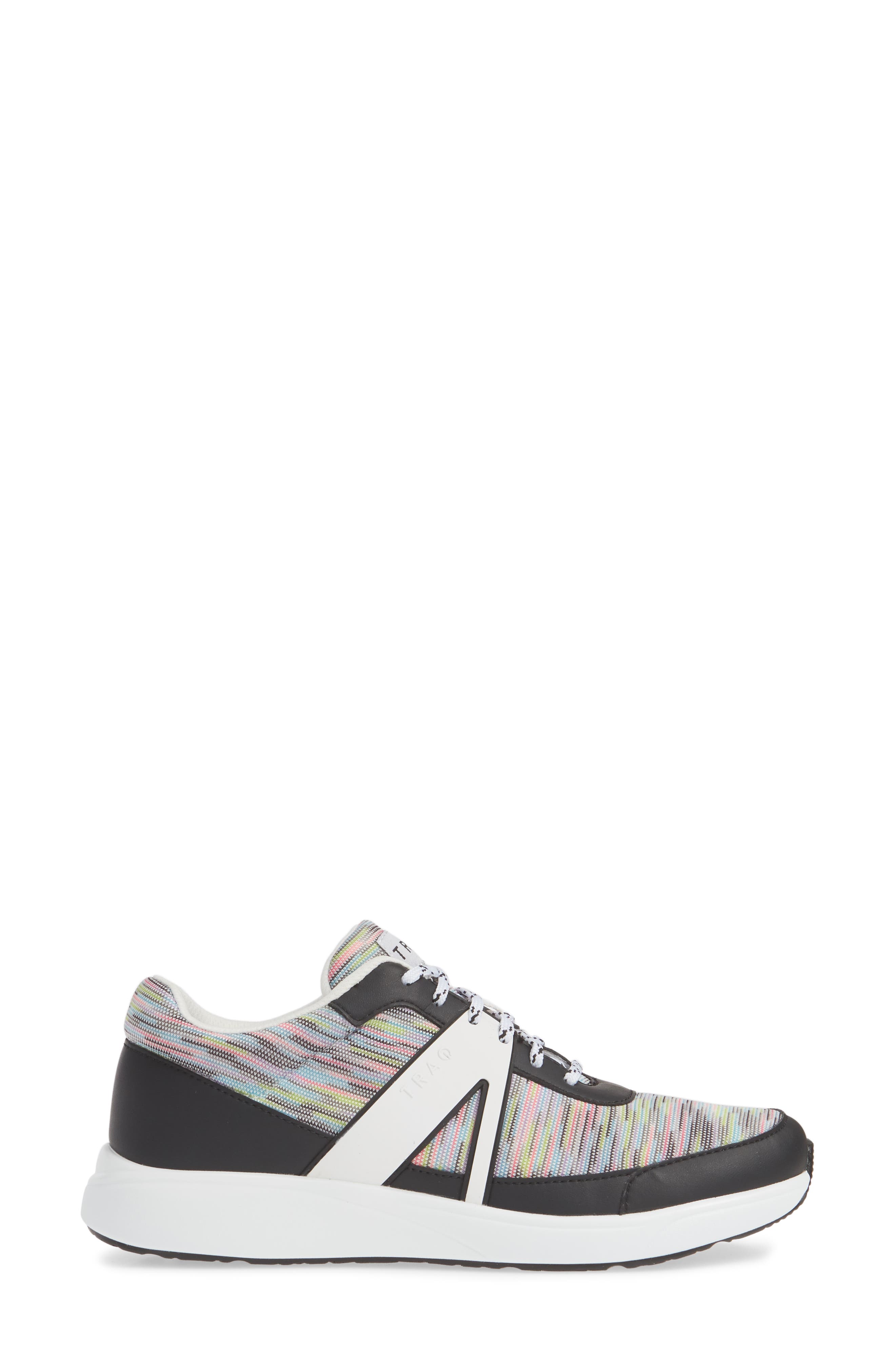 Qarma Sneaker, Alternate, color, HORIZON WHITE LEATHER