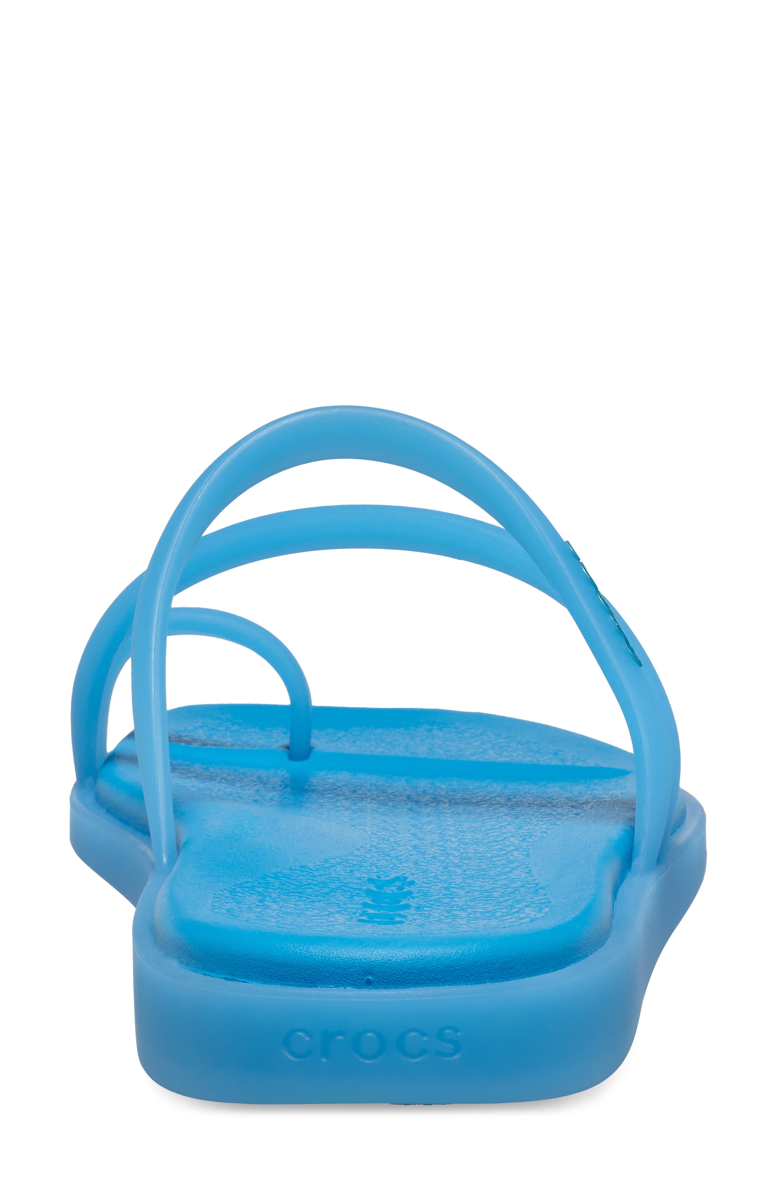 CROCS Miami Frosted Toe Loop Sandal, Alternate, color, Tinted Glass