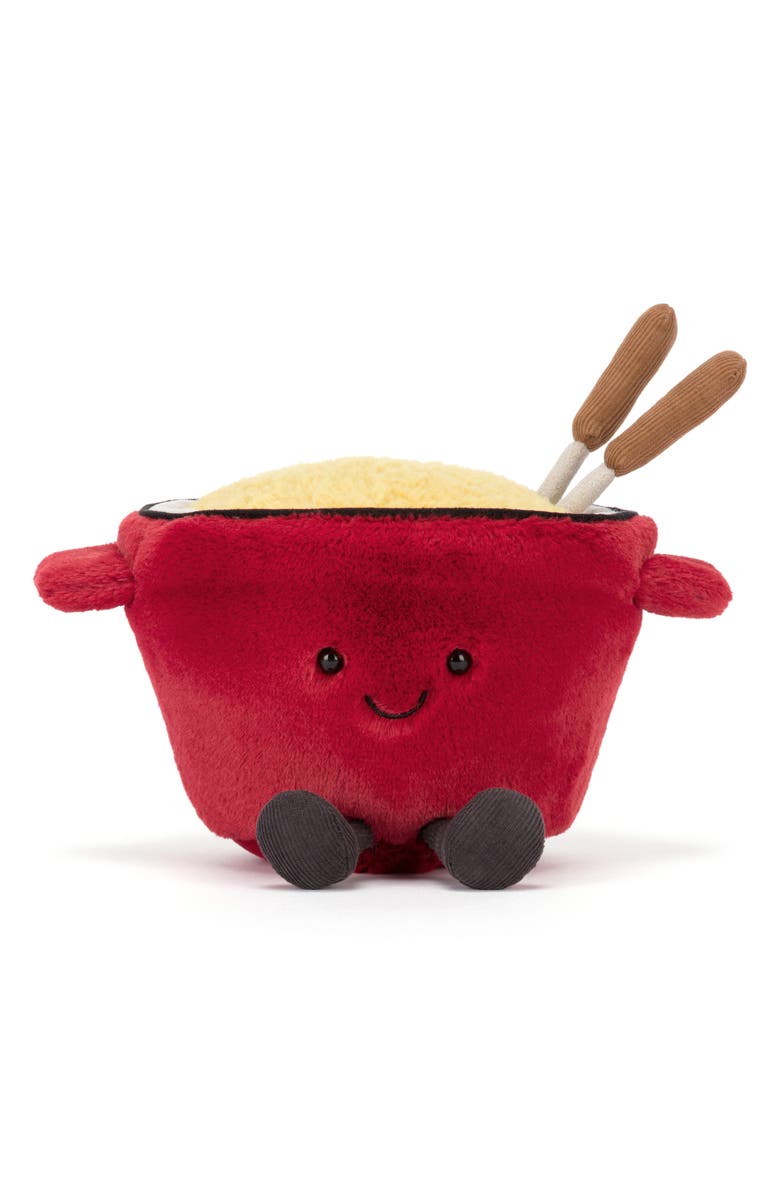 Jellycat Amuseables Cheese Fondue Plush Toy, Alternate, color, Red