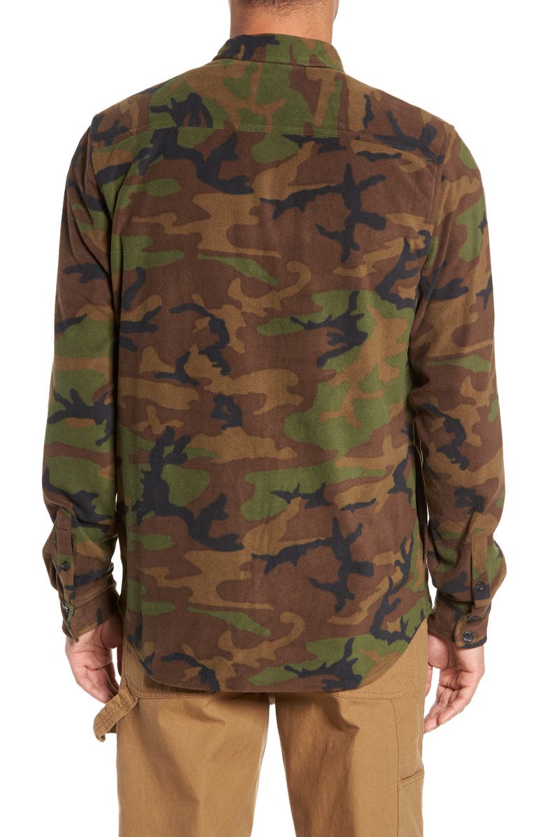 Vans Hillcrest Fleece Shirt Jacket, Alternate, color,