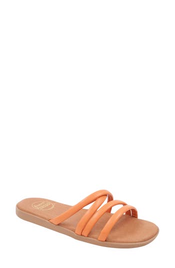 Andre Assous André Assous Pheonix Featherweights™ Slide Sandal In Red Orange