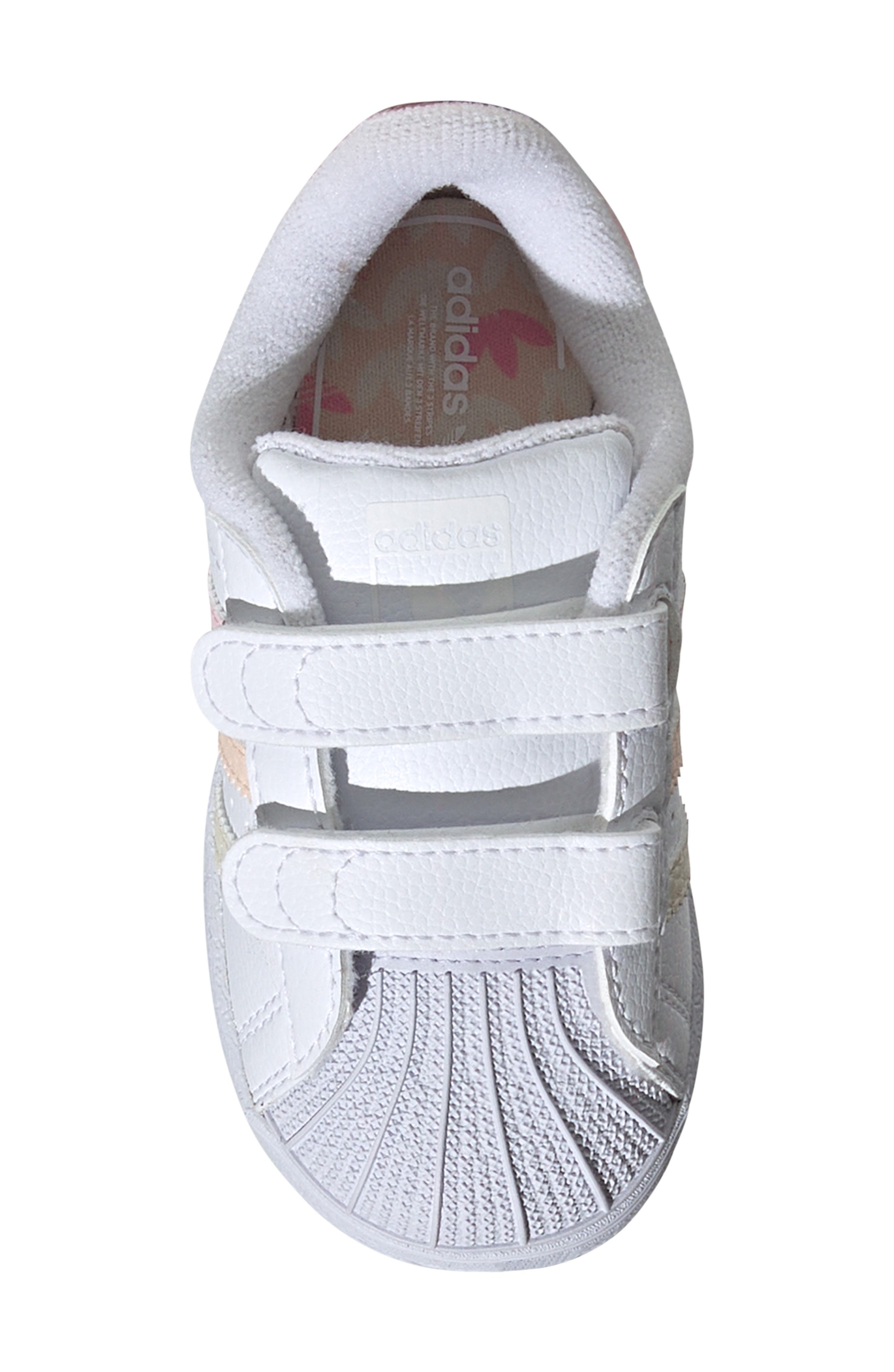 adidas Kids' Superstar Sneaker, Alternate, color, Footwear White