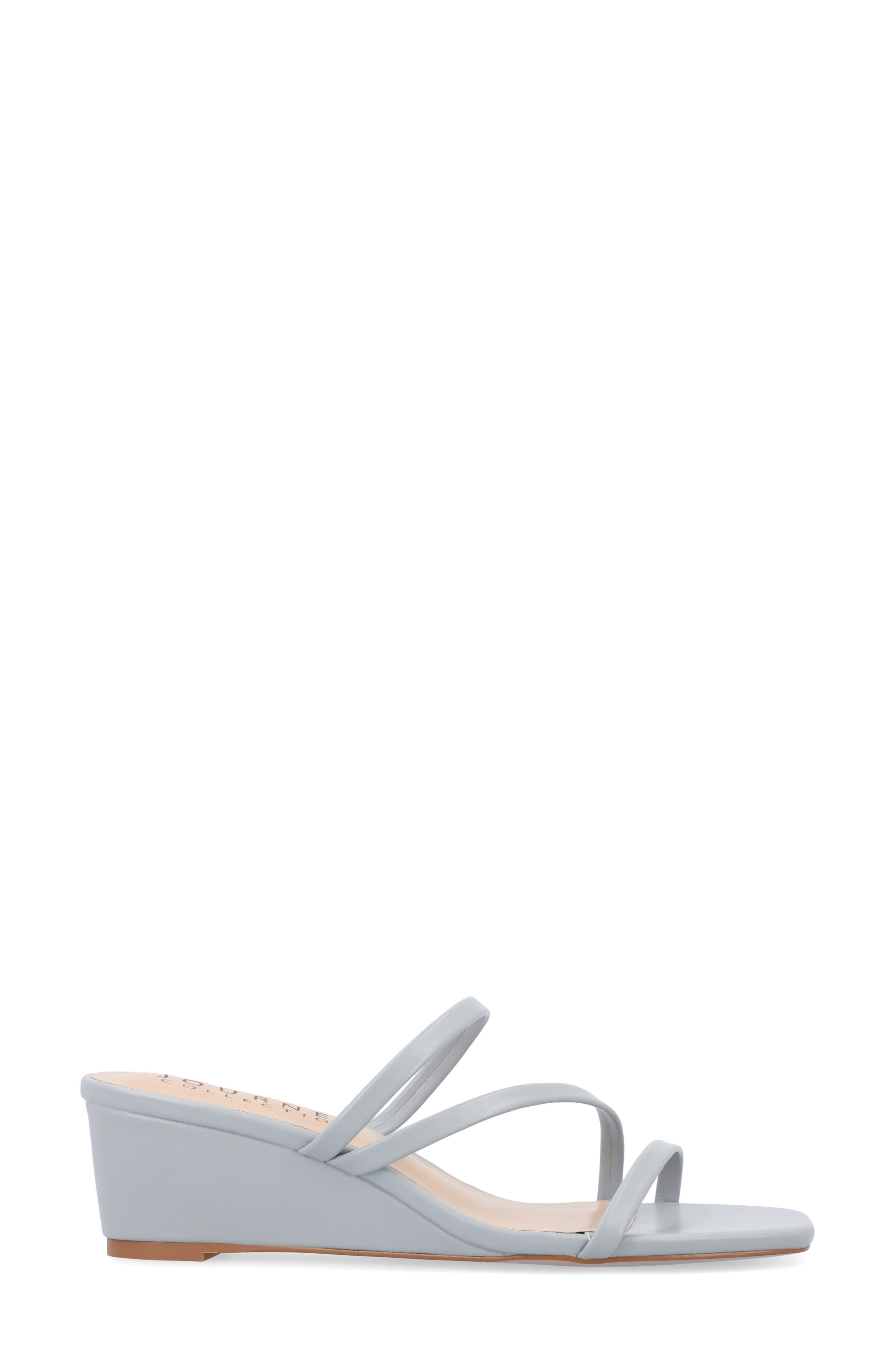 Takarah Wedge Slide Sandal, Alternate, color, BLUE