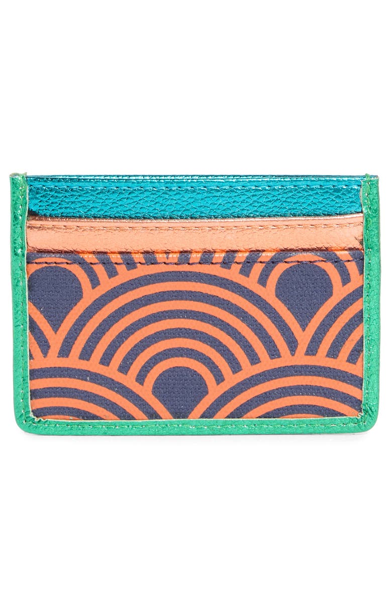 Kurt Geiger London Southbank Card Holder, Alternate, color, Turquoise Multi