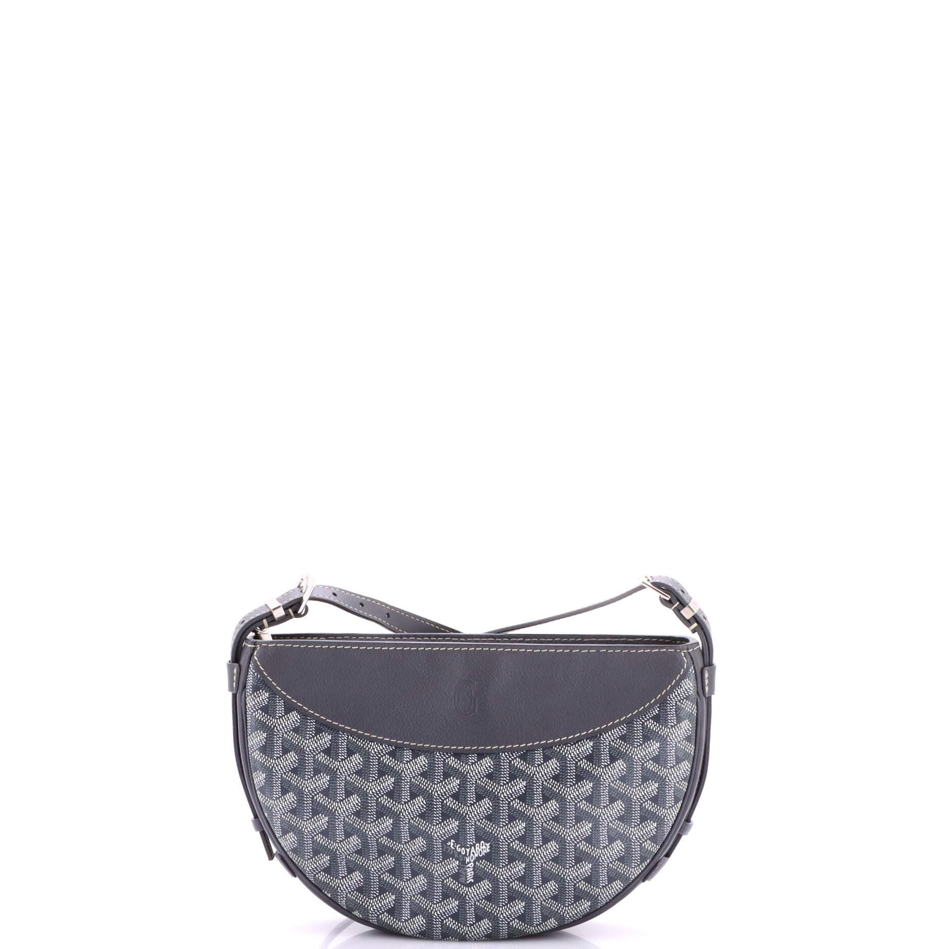 81036096 Hirondelle Shoulder Bag Coated Canvas and Leather, Alternate, color, 