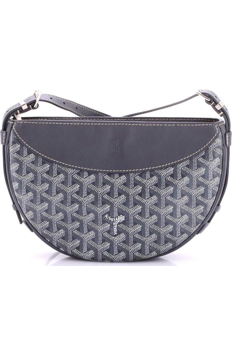 81036096 Hirondelle Shoulder Bag Coated Canvas and Leather, Alternate, color,