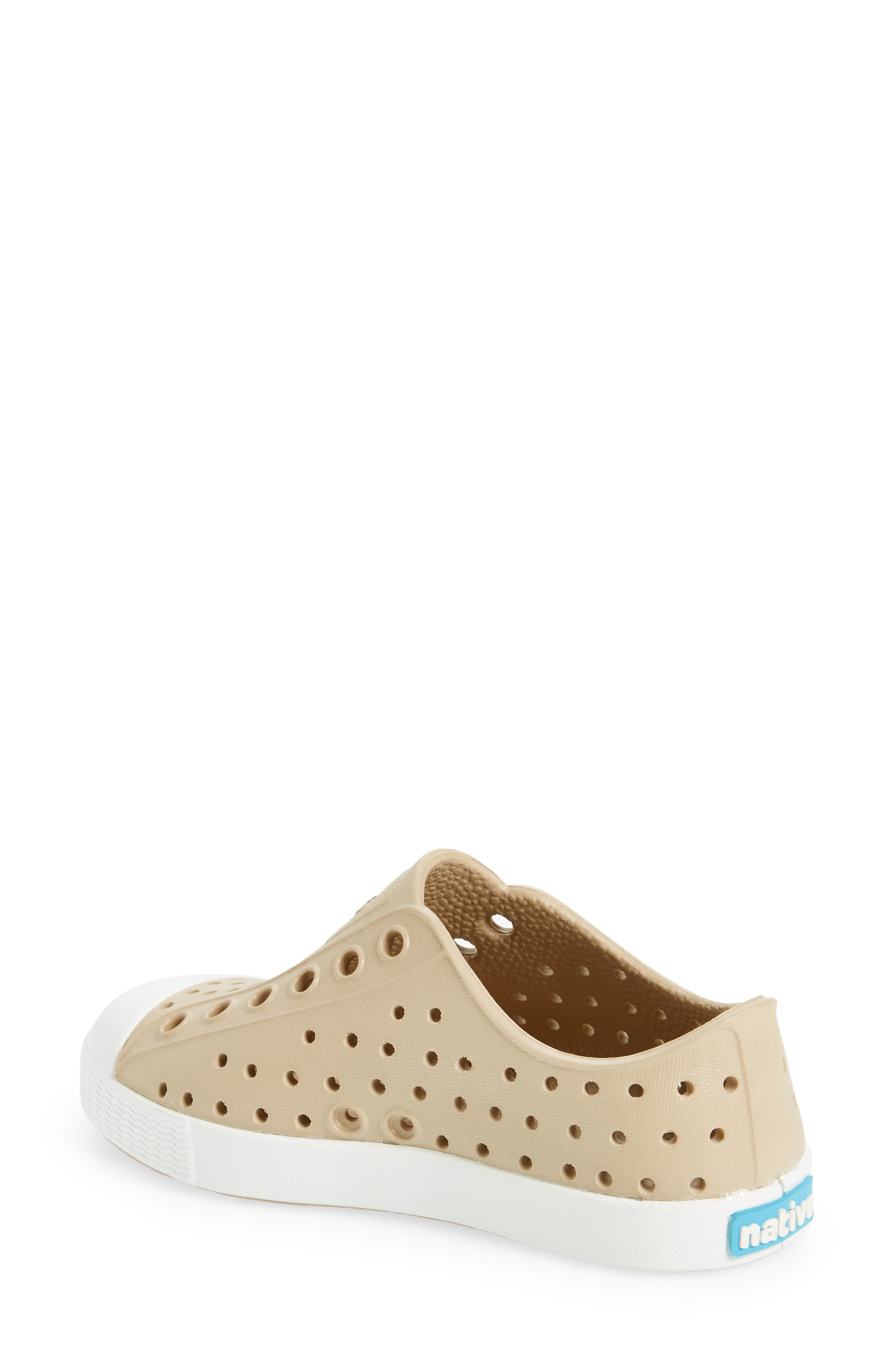 Native Shoes Kids' Jefferson Water Friendly Slip-On Sneaker, Alternate, color, Tan/ Shell White