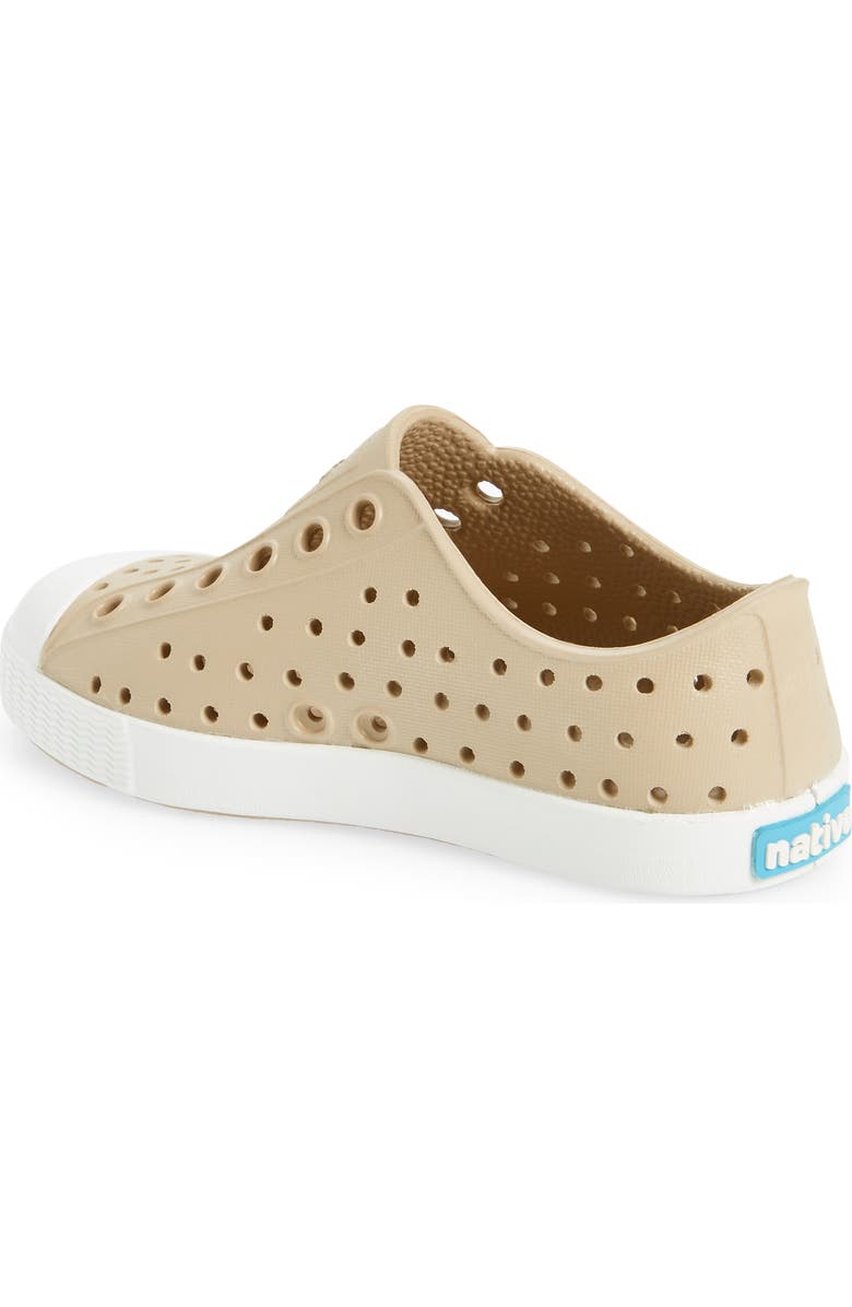 Native Shoes Kids' Jefferson Water Friendly Slip-On Sneaker, Alternate, color, Tan/ Shell White