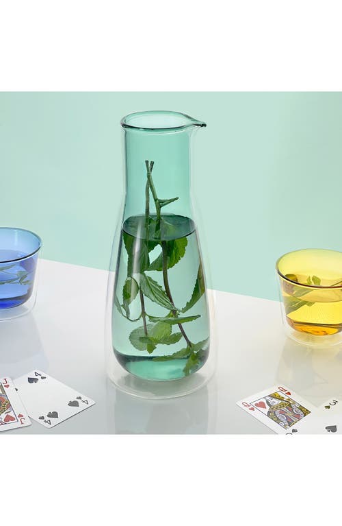 Cloudnola Rocks Glass Carafe In Green