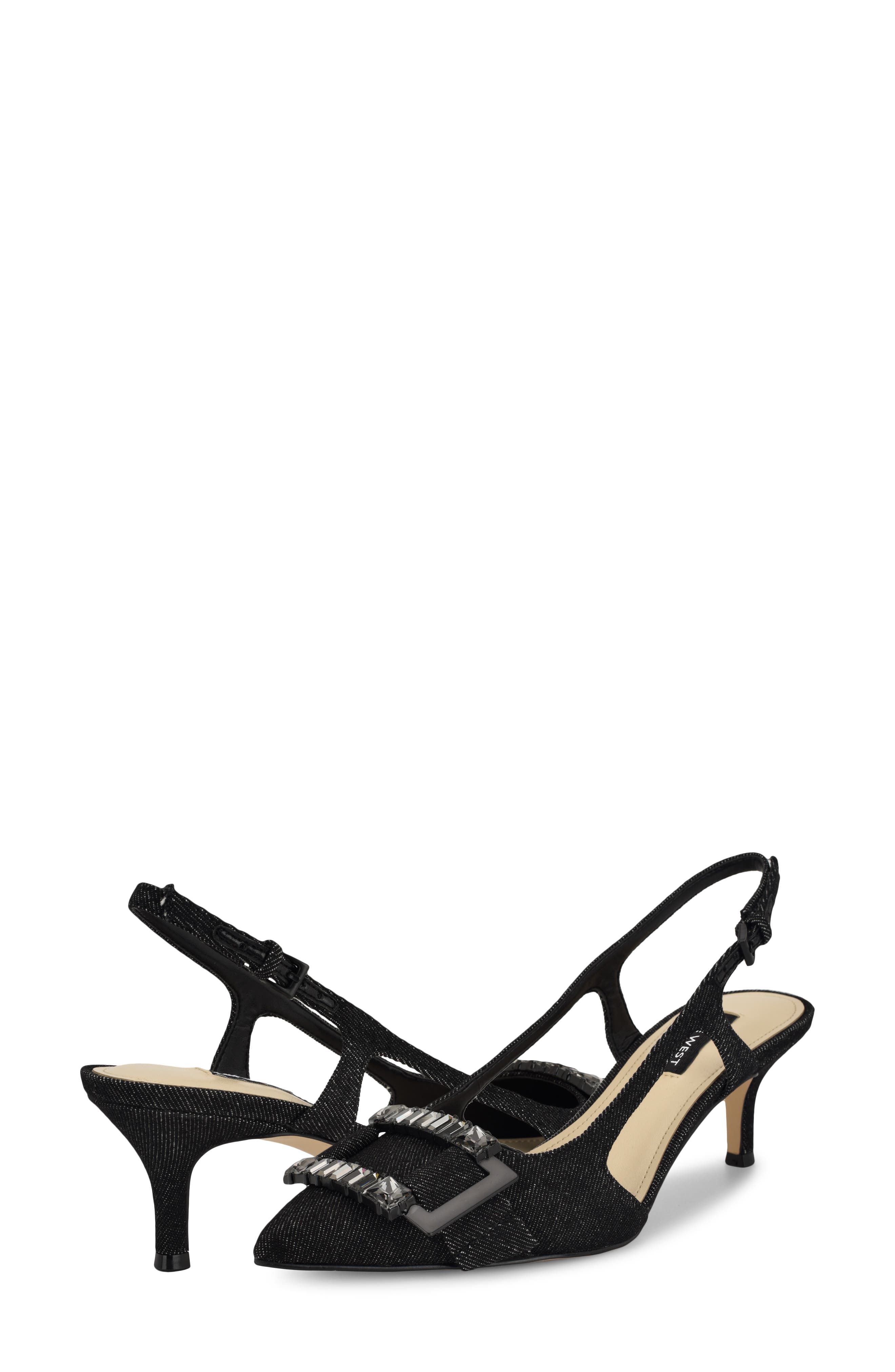 Nine West Neeri Pointed Toe Slingback Pump, Alternate, color, 
