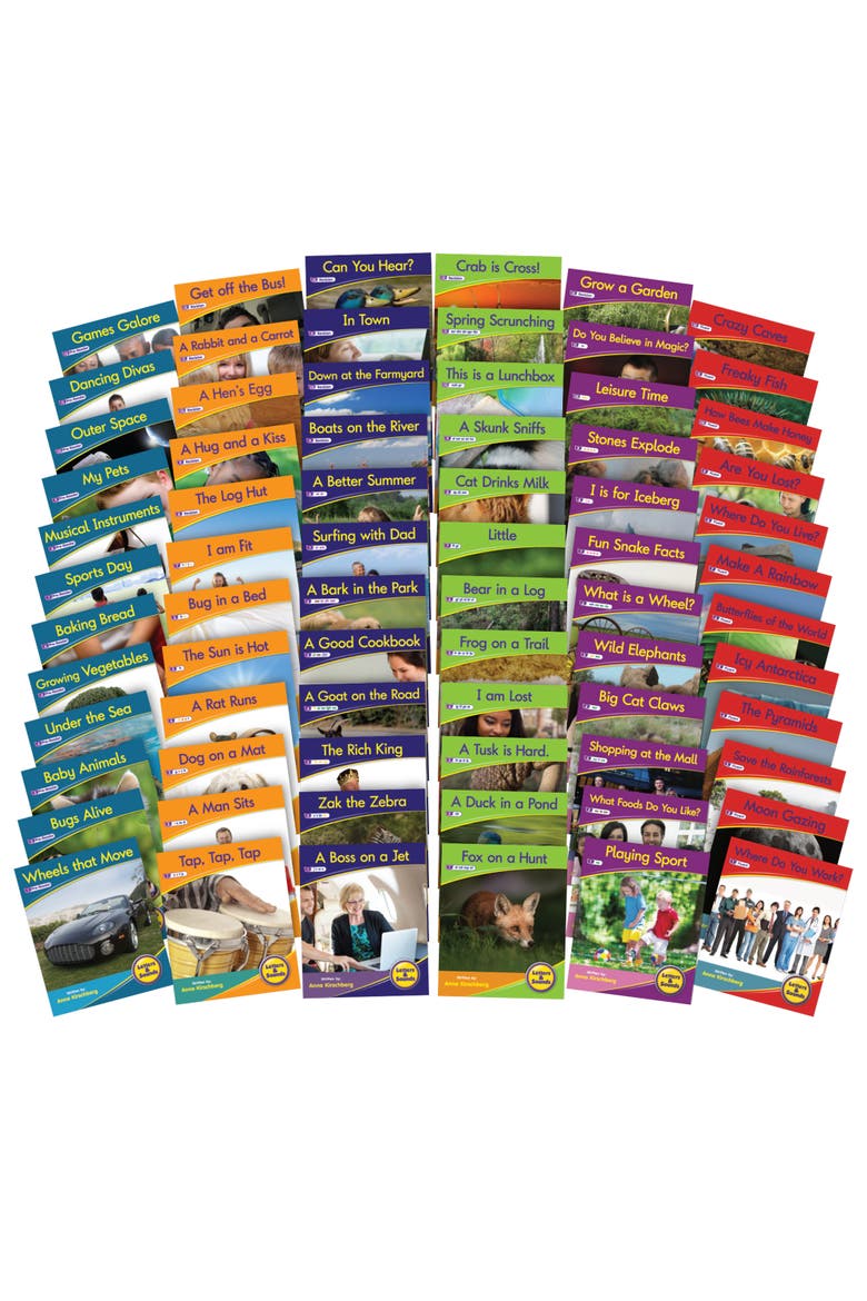 Letters and Sound Set 1 Non Fiction Educational Learning, Alternate, color, Multicolored