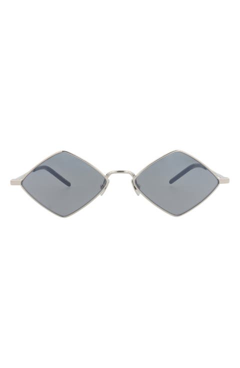 55mm Diamond Metal Sunglasses