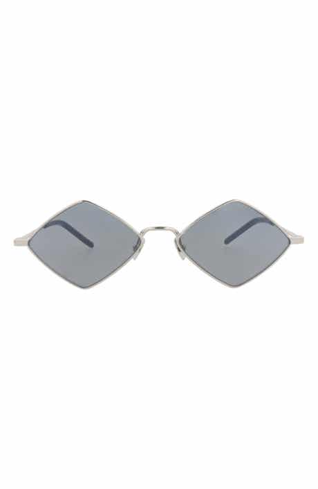 55mm Diamond Metal Sunglasses