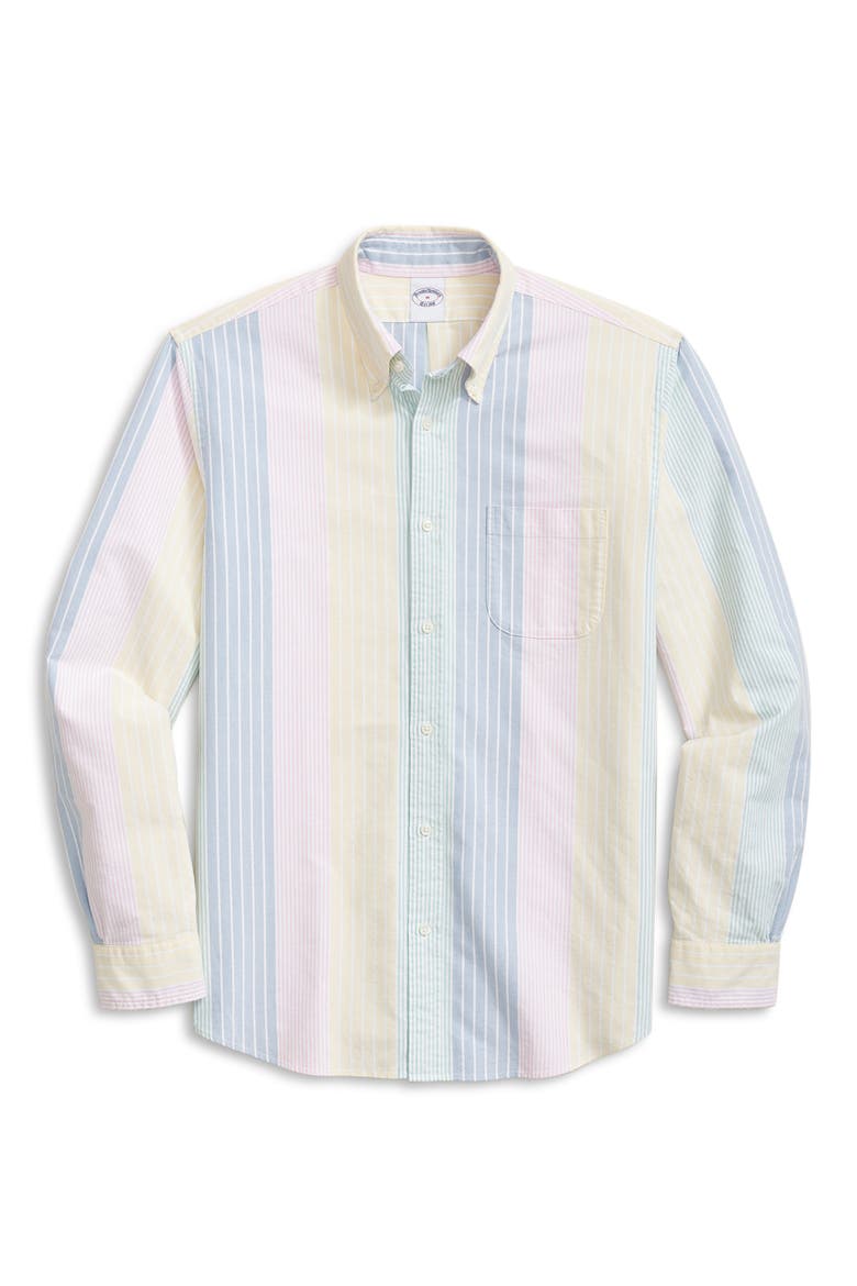 Friday Oxford Shirt, Main, color, MULTI ARCH IVY STRIPE