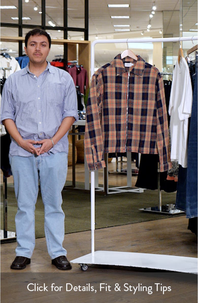 Check Zip Overshirt, sales video thumbnail