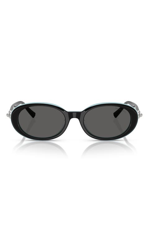 54mm Oval Sunglasses