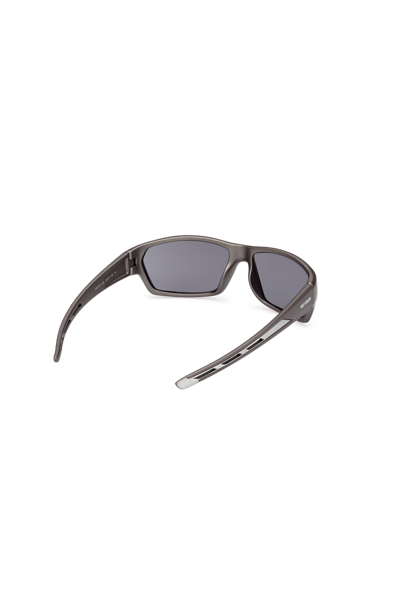 Vented Brow Wraparound Sport Sunglasses, Alternate, color, Grey / Smoke Mirror