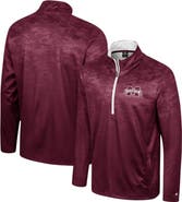 COLOSSEUM Men's Colosseum Maroon Mississippi State Bulldogs The Machine Half-Zip Jacket