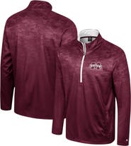 COLOSSEUM Men's Colosseum Maroon Mississippi State Bulldogs The Machine Half-Zip Jacket
