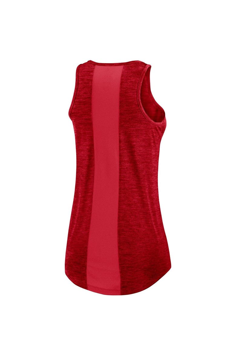 Women's Nike Red St. Louis Cardinals Logo Fade High Neck Performance Tank Top, Alternate, color, Red
