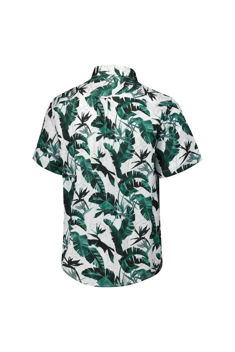 Men's Tommy Bahama Green New York Jets Sunnyvale Blooms Camp Button-Up Shirt, Alternate, color, Green