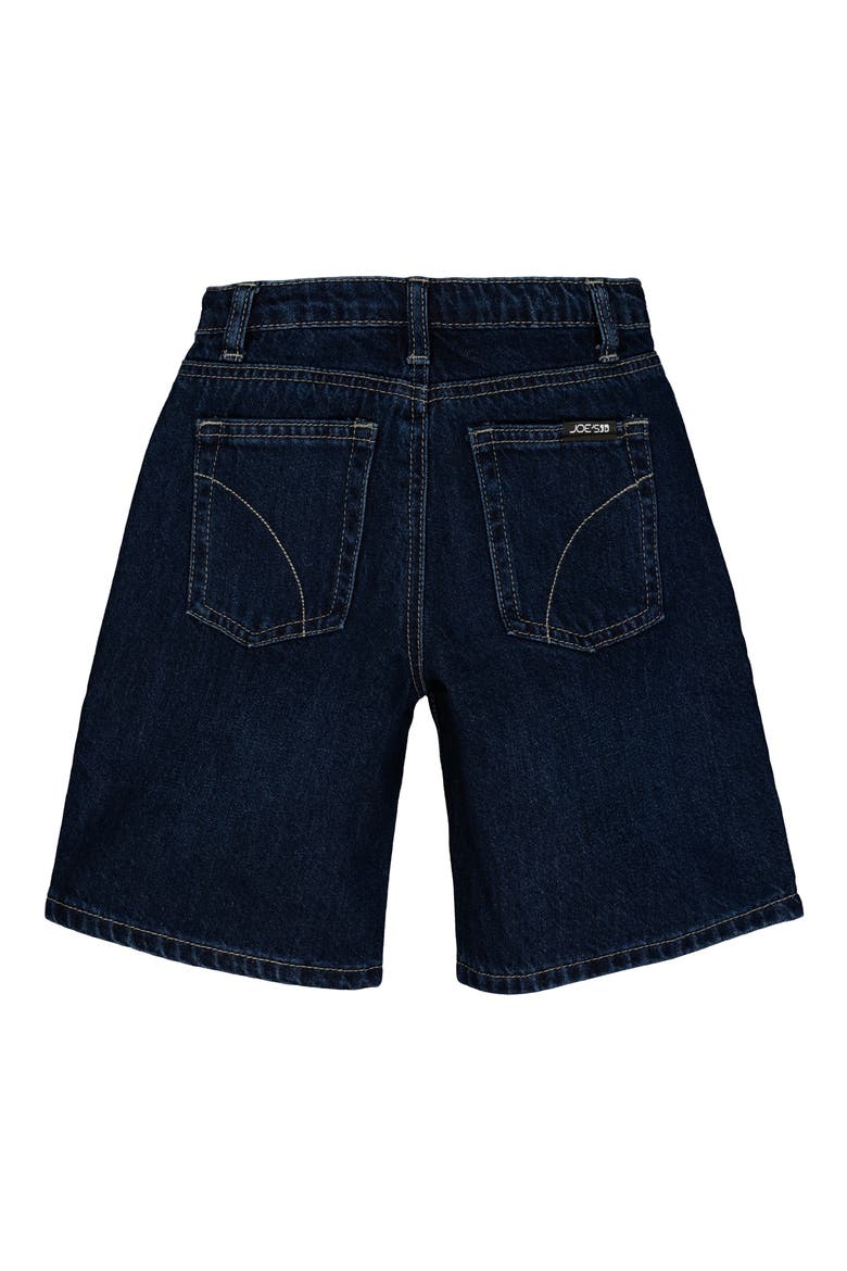 Kids' Baggy Long Denim Shorts, Alternate, color, DARK WASH