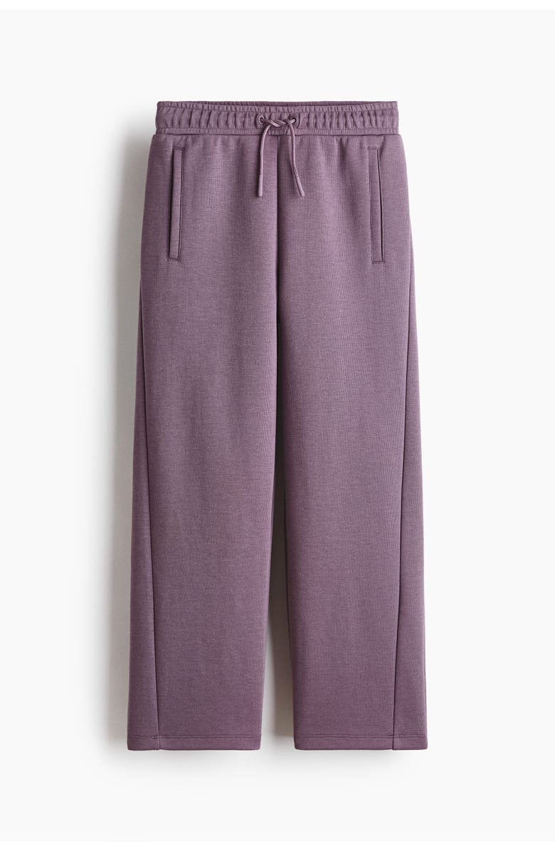 H&M Sports Joggers With Drymove, Main, color, Purple
