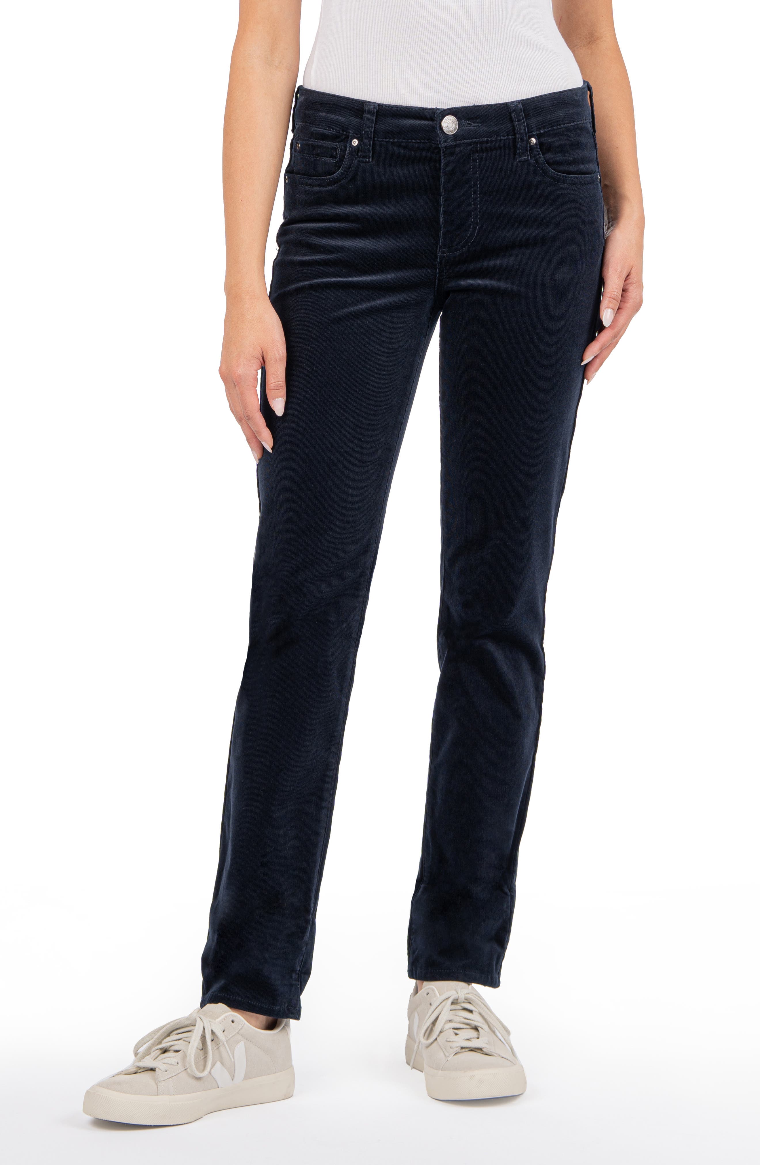Catherine Stretch Cotton Corduroy Boyfriend Pants