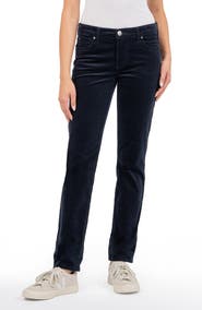 KUT from the Kloth Catherine Stretch Cotton Corduroy Boyfriend Pants