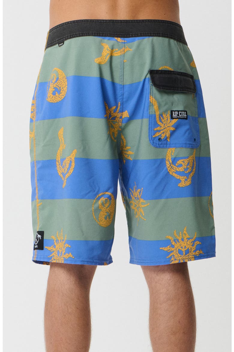 Mirage Disorder Striped Board Shorts, Alternate, color, DEEP RIVERSIDE