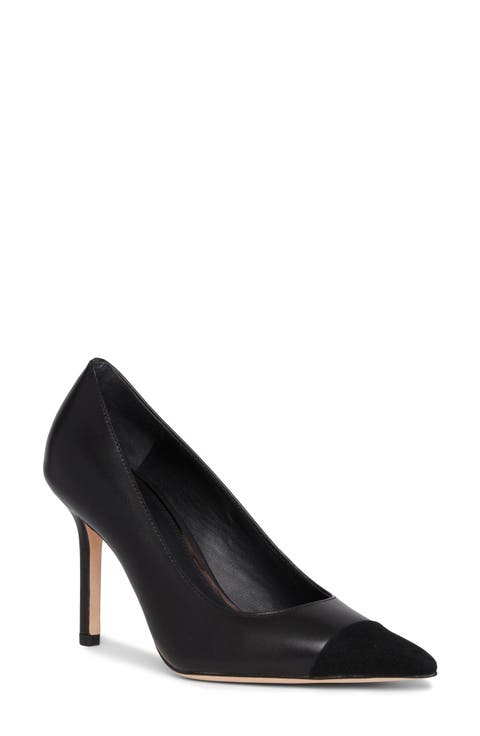 Silva Pointed Cap Toe Pump (Women)