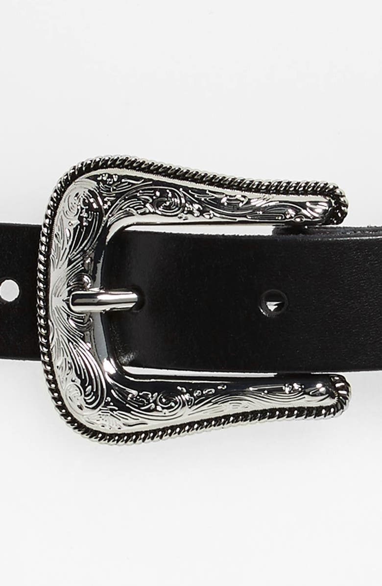 Treasure & Bond Western Leather Belt, Alternate, color,