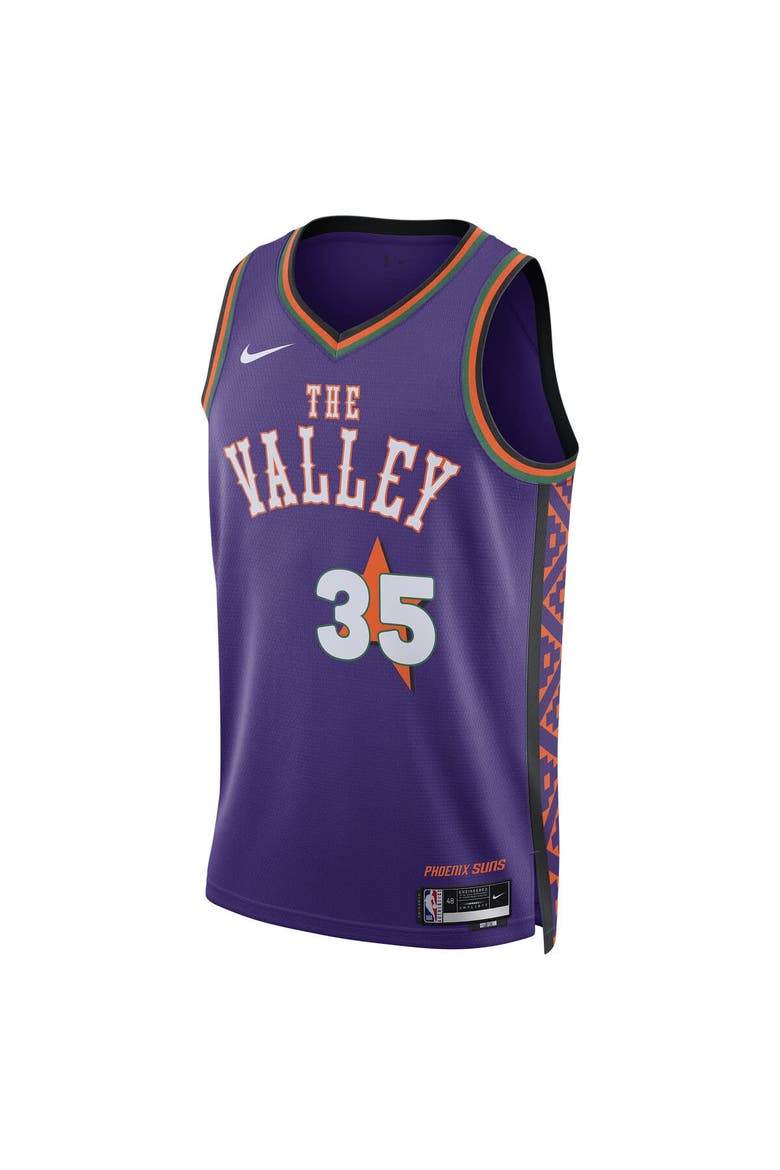 Unisex Nike Kevin Durant Purple Phoenix Suns 2024/25 Swingman Player Jersey - City Edition, Alternate, color, Purple