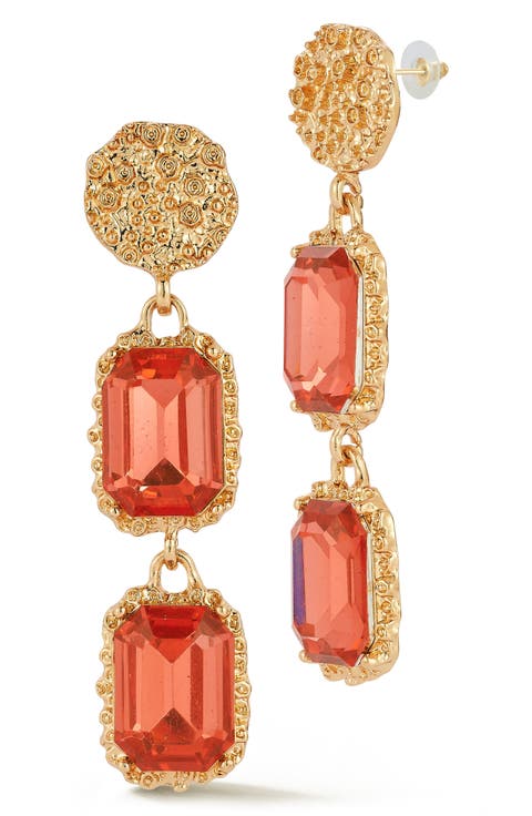 Stone Drop Earrings