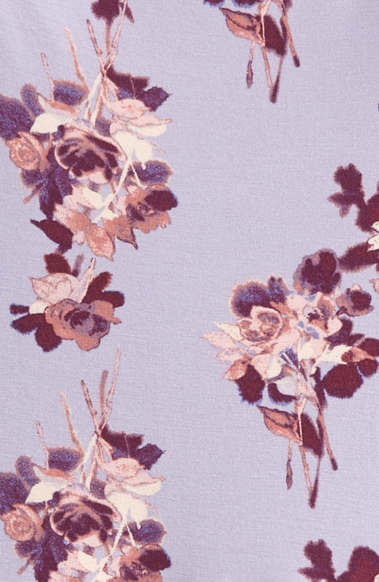 Nordstrom Kids' Knit Faux Wrap Dress, Alternate, color, Purple Heirloom Muse Floral