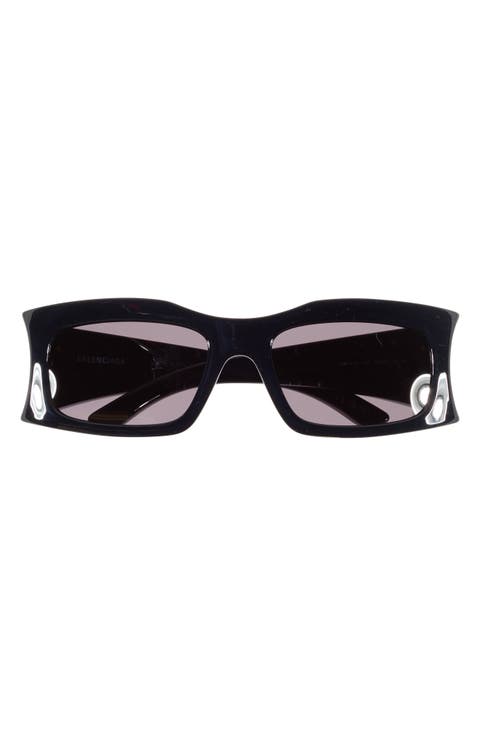 58mm Rectangular Sunglasses