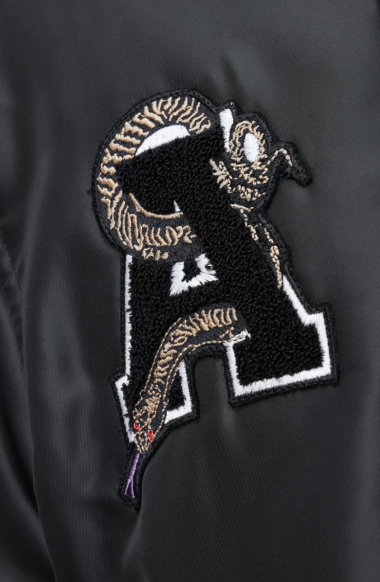 AllSaints Bettie Embroidered Bomber Jacket, Alternate, color,